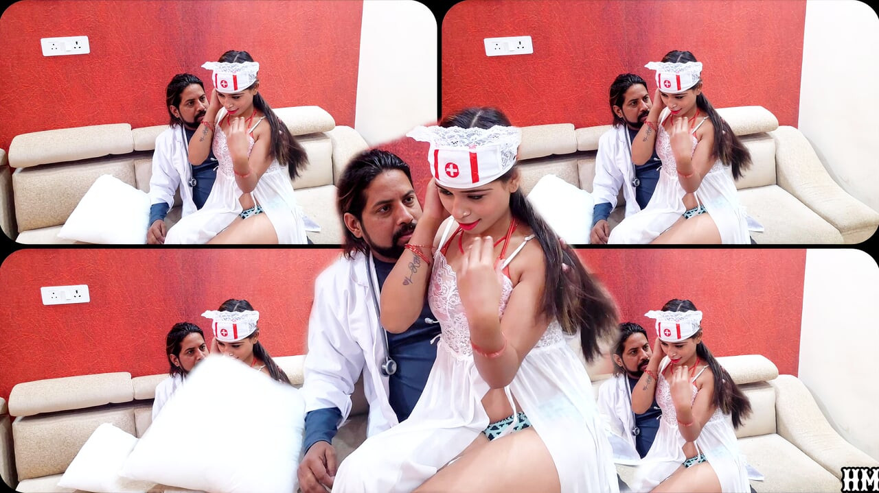 Indian desi Doctor Nurse Dreaming Hardcore Sex Fucking Video
