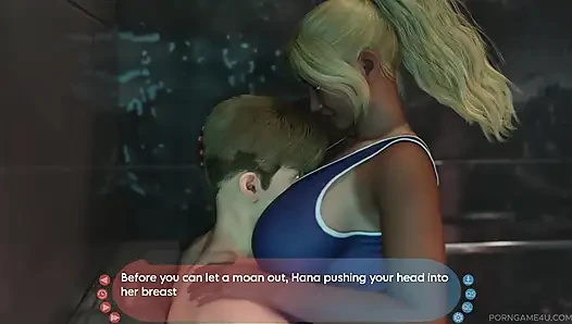Sneaky Locker Room Shower Sex - Trying Not to Get Caught by the Swim Team - #6 - Tower Boy - by Porn Game 4u