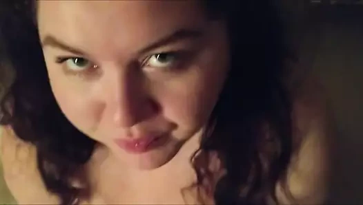 Amwf iri güzel kadın Asyalı döl yutuyor