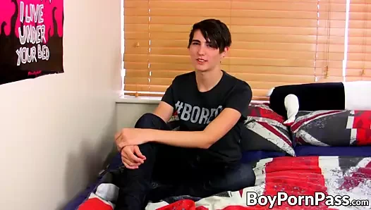 Çekici emo kyle dickinson losyonları büyük horoz önce solo cumshot