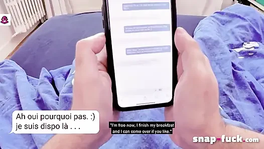 Mya & Candy amcık yemeyi ve üçlü sekste sikiliyor! Snap-fuck