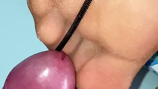 Büyük twinks üzerinde gf seamed külotlu çorap tabanları