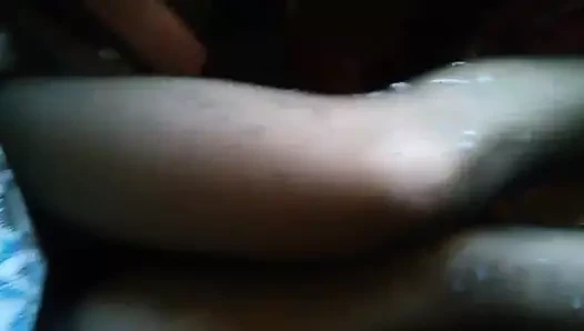 Çoraplara elle muamele boşalması