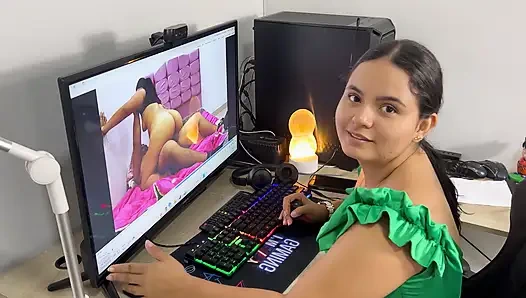 I FIND MY STEPSISTER VERY HOT WATCHING PORN YOU WEREN'T LIKE THAT !