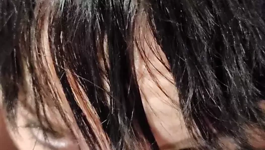 Seksi bir pixie sarges yarağını emiyor