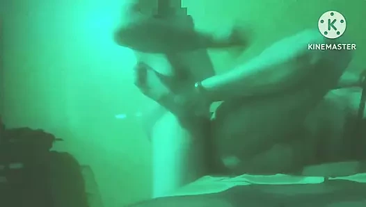 Üvey kız ve üvey babası evde seks yapıyor