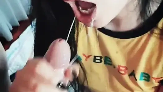 Yüzüme ateşli süt alıyorum - lunitarabbit