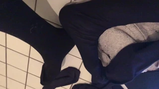 Külotlu çorap boşalması