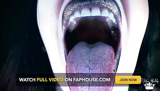 Zalim Banshee ağzına boşaldıktan sonra seni yalayacak ve tekrar tekrar diriltecek