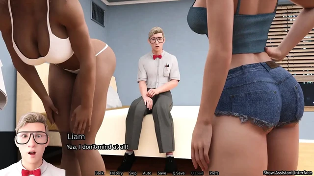 Seks robotu steph rotası #1 animasyonlu porno oyunu - karışık ırk ateşli kız inekle mastürbasyon yapıyor