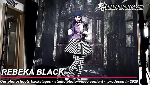 386-sahne arkası fotoğraf çekimi Rebeka Black - yetişkin