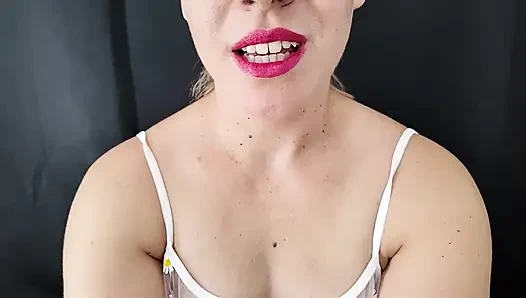 Red Lips Blowjob JOI Cum Countdown From 60