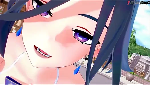 Clorinde bakış açısı oral seks bikini - Genshin Impact