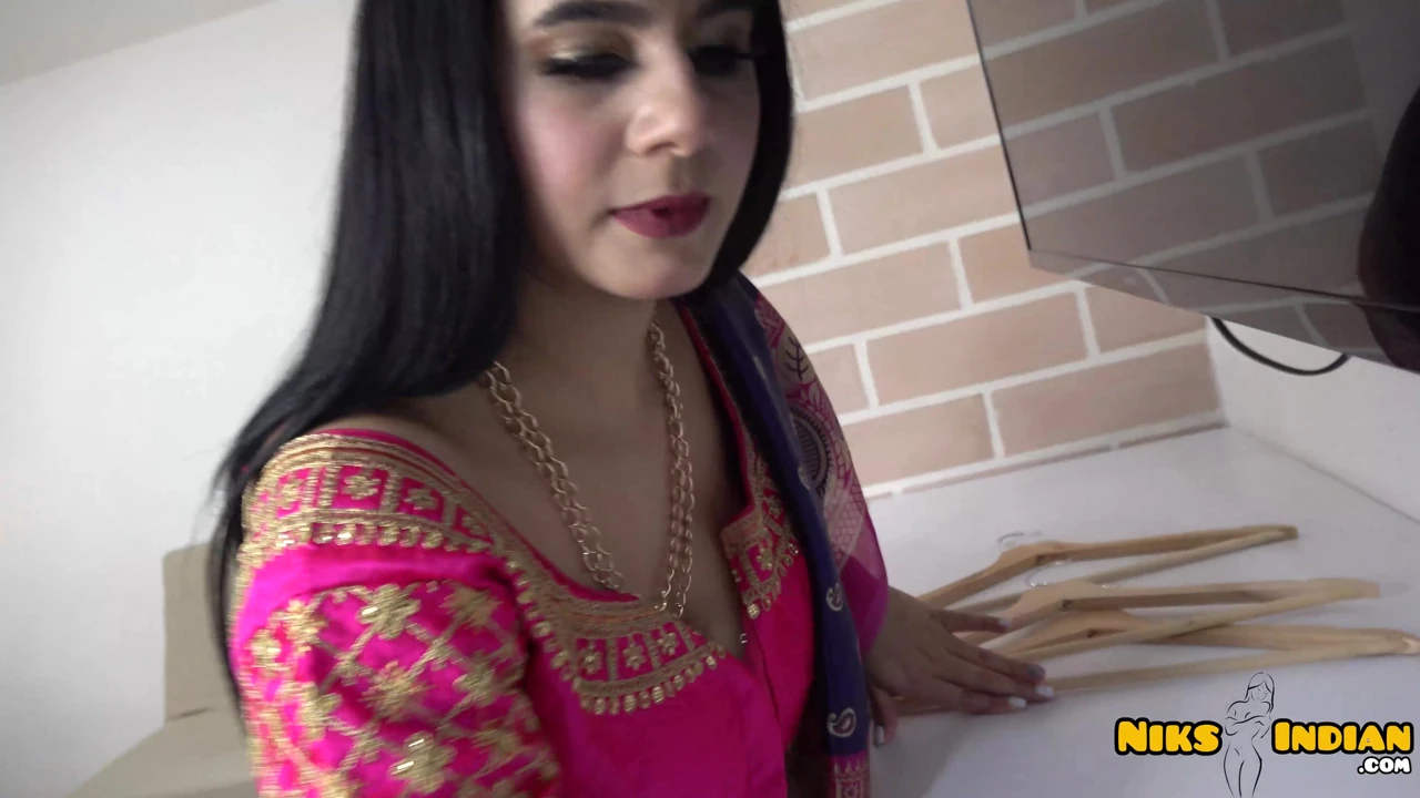 Huge Boobs Indian MILF strips Saree Choli and Fucks with Devar Ji
