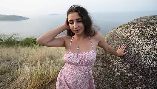 Ağzımda büyük bir yarak ve tatlı döl ile güzel gün doğumu