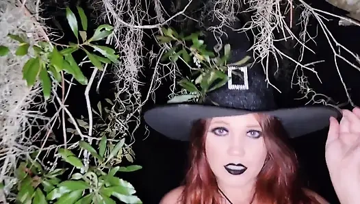 Cadılar bayramı gotik cadı iblis yarakla seks büyüsü