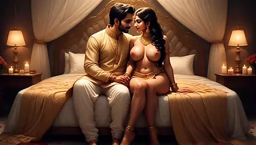 DESI COUPLES EXTREME ROMANCE TEMPTED HIM TO CUM INSIDE HER PUSSY
