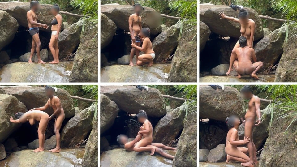 Exclusive Melbourne Risky Outdoor Sex Big Naturaltits Milf And Boyfriend Quick Sex In The Waterfall (Full Video) - Gold Coast Locals Only - Australian Sex Video