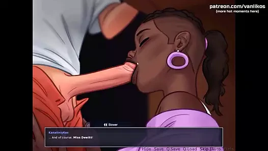 Yaz mevsimi efsanesi - azgın zenci zenci orta yaşlı seksi öğretmen öğrencisinin büyük yarağını emiyor. Ağzına boşalıyor - #40