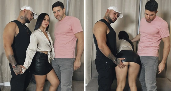 Kolombiyalı arkadaşım Şilili gril arkadaşını getirdi, böylece ikimiz de onun tadını çıkarıyoruz!