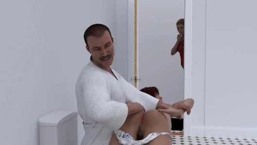 Amy'nin babası Clara'ya şaplak atıyor - Noel'in on iki günü