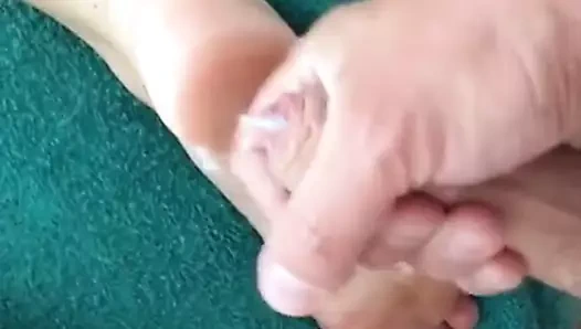 cumming üzerinde seksi tabanlar