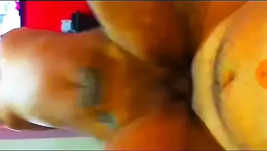 Üvey anne ateşli cabalgando