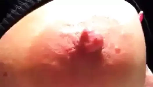 Orta yaşlı seksi kadın büyük memeler