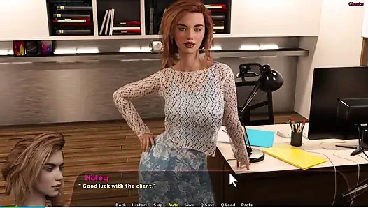 Haley hikayesi #14 - Adriana ve Haley yüzme havuzunda seksi bir an yaşadı... Johannes, Adriana'ya siktirdi.