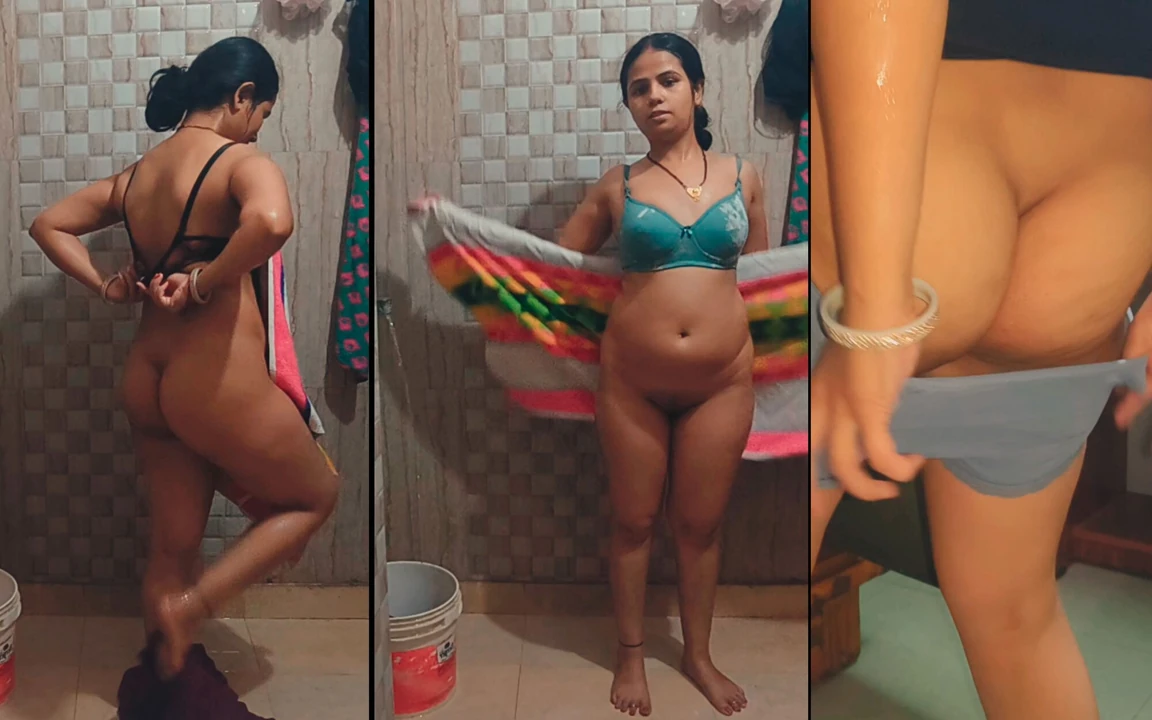 Latika duş alıyor çıplak seksi vücut
