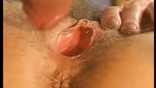 Ugly grandma with boy haircut fucks a handsome boy