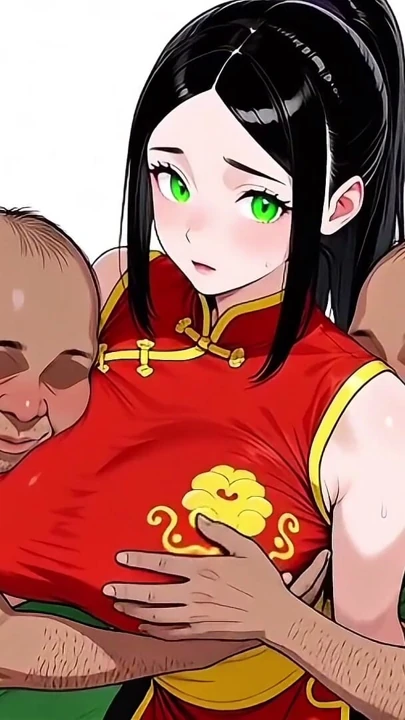 Kırmızı Çin elbisesi giyen kız herkese karşı nazik - 3d hentai ai HD | Bölüm 1