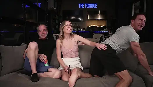 Sarışın ve Silver Fox Dom Cruse ile canlı yayında