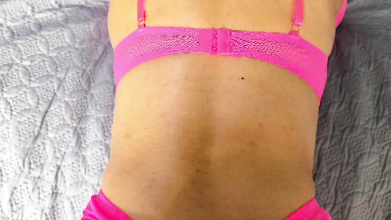 POV: Deepthroat Blowjob in Pink Lingerie - Hard Doggy Style - Cum on Tits (Amateur Home Sex)