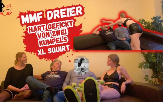 Sapık Üçlü! Babamın En Iyi Arkadaşı Ve Stephan Beni Parçalıyor! Squirt Ve Sperm Yemek!