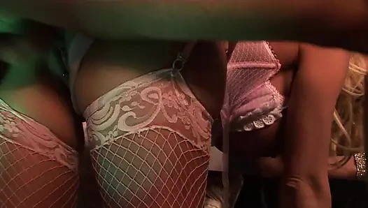 Paige fox, stacey saran ve Tily mcreese seksi bir parti düzenliyor