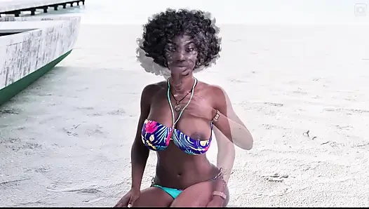 Sunville 87'nin orta yaşlı seksi kadın Sophie'ye fotoğraf çekiminde yardım ettim