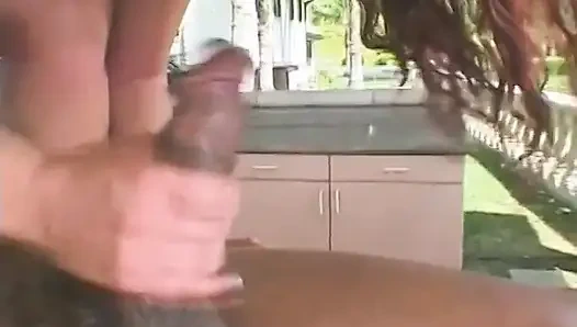 Büyük götlü kızıl saçlı zenci bir adamla ırklararası sikiş