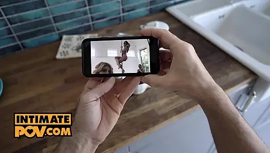 Direk dansı yapan kraliçeler Anastasia Brokelyn, Nelly Kent ve Missy Luv dört yollu göt sikiş sahnesi - itspov