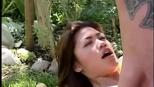 Pert götlü baharatlı Asyalı hatun pembe amcığını açıkta döl için sikiyor