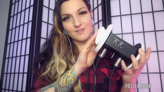 Erotik asmr - pastel rosie azgın kız arkadaş kulak yeme azdırıyor - alt kız 3dio yalama