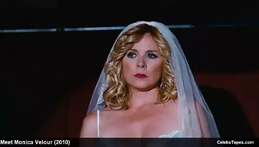 Ünlü kim cattrall ipek iç çamaşırı sıcak soyunma