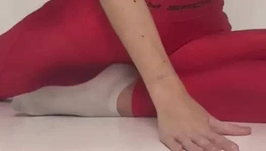 Deve toynağı tayt yoga teaser