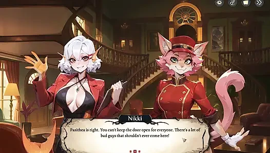 Otel hikayeleri ürkütücü hentai oyunu ep.6 kadın egemenliği hayaleti dölleme!