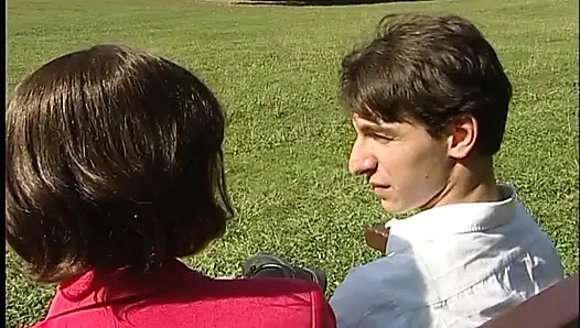 A szabadban a barátommal és a legjobb barátommal