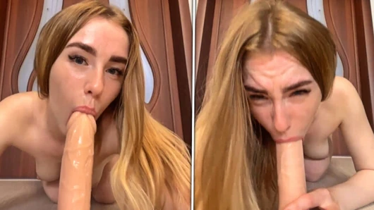 AZGıN KıZıL SAÇLı KALTAK ÇıLGıNCA BÜYÜK BIR YARAĞı EMIYOR