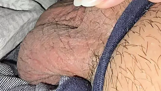 Üvey anne utanmadan üvey oğlunun mavi el sürtmesi