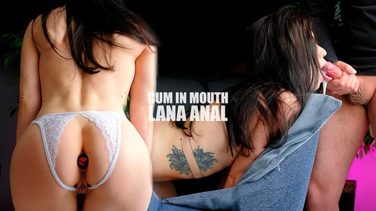 Anal sikişten sonra beni lezzetli dölüyle besledi