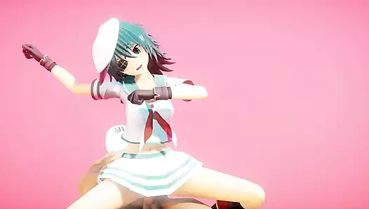 Kancolle kiso dans ve seks kovboy kız dölleme nsfw mmd 3d