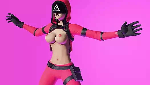 3 boyutlu seksi kız çıplak dans ediyor